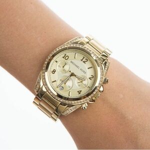 Michael Kors Gold Chronograph Watch